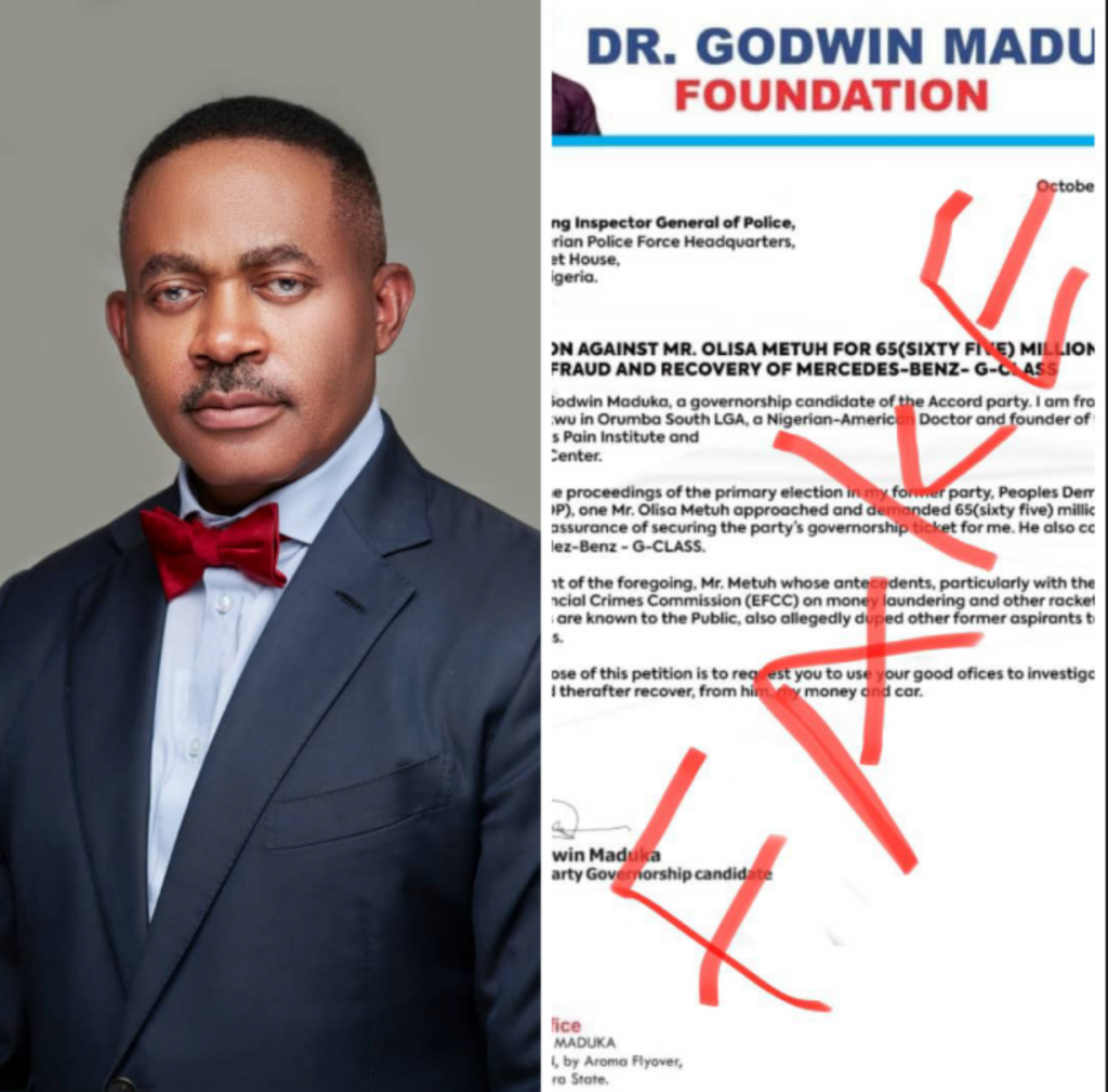  This was contained in a media release by the campaign media assistant, Alex Nwankwo stating that the allegations against the Accord Party flag-bearer are untrue and malicious. 
